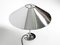 Large Chrome Metal Table Lamp with Metal Shade, 1970s, Image 5