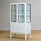 Vintage Glass & Iron Medical Cabinet, 1970s 1