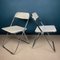 Italian Plia Folding Chairs by Giancarlo Piretti for Castelli, 1970s, Set of 2 1