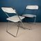 Italian Plia Folding Chairs by Giancarlo Piretti for Castelli, 1970s, Set of 2, Image 3