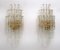 Brass and Murano Glass Sconces from La Murrina, Mid-20th Century, Set of 2 1