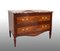 Antique Louis XVI Neapolitan Chest of Drawers in Exotic Woods with Marble Top 1