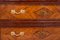 Cajonera Luis XVI antigua de madera exótica con tablero de mármol, Imagen 3