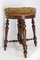 French Napoleon III Piano Stool in Walnut, Circa 1880, Image 4