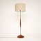 Vintage Walnut & Brass Floor Lamp, 1960s 1
