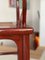 Chair in Ming Chinese style with High Backrest and Red Lacquer 15