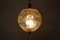 Glass and Brass Suspension Light from Limburg, 1960s 11