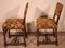 Louis XIII Period Chairs in Oak, Set of 2 8