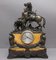 Early 19th Century Marble & Bronze Mantle Clock, Image 1