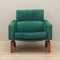 Danish Green Solid Wood Armchair, 1970s, Image 1