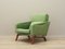 Danish Light Green Solid Wood Armchair, 1970s, Image 2