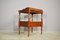 Vintage Cherry Tint Beech Side Table, Image 2