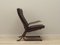 Scandinavian Norwegian Leather Armchair, 1960s 8