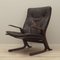 Scandinavian Norwegian Leather Armchair, 1960s 1