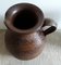 German Handmade Ceramic Jug Vase with Handle in Different Shades of Brown, 1970s, Image 2