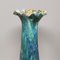 Handgefertigte grüne Raku Vase aus Keramik von Paolo Soleri, Italien, 1960er 3