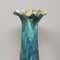 Handmade Green Raku Vase in Ceramic by Paolo Soleri, Italy, 1960s 3