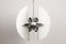 Space Age Ivory Metal Chandelier 3