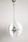 Space Age Ivory Metal Chandelier, Image 2