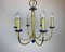 Cobalt Glass Chandelier from Asmuth, 1970s 3