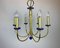 Cobalt Glass Chandelier from Asmuth, 1970s, Image 3