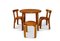 Mid-Century Modern Kindertisch, Hocker & Stühle aus Gebogener Buche von Alvar Aalto, 4er Set 2