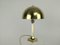 Lámpara de mesa vienesa vintage de latón, Imagen 1