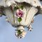 Lampadario floreale in stile Impero in porcellana fatto a mano di Giulia Mangani, anni '70, Immagine 3