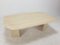 Italian Coffee Table in Travertine, 1980s, Image 2