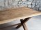 Chestnut X-Frame Dining Table 4