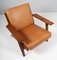 Lounge Chair 290 in Smoked Oak by Hans J. Wegner for Getama, Denmark, 1970s, Image 2