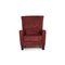 Dark Red Fabric Armchair by Ewald Schillig, Image 8