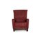 Fauteuil en Tissu Rouge Foncé par Ewald Schillig 8