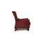 Fauteuil en Tissu Rouge Foncé par Ewald Schillig 9