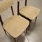 Stühle aus Schaumstoff, Stoff & Buche, Italien, 1960er, 4er Set 5