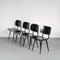 Revolt Dining Chairs by Friso Kramer for Ahrend de Cirkel, the Netherlands, 1950s, Set of 4 2