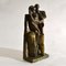 Expressionist Bronze Sculpture of Man Women and Child, Dutch, 1960s 5