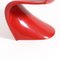 Chaise Panton Rouge par Verner Panton 4