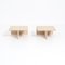 Travertine Side Table by P. A. Giusti & E. Di Rosa for Up & Up, Set of 2 1