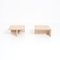 Travertine Side Table by P. A. Giusti & E. Di Rosa for Up & Up, Set of 2 8