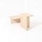 Travertine Side Table by P. A. Giusti & E. Di Rosa for Up & Up, Set of 2, Image 10