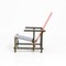 Red and Blue Chair by Gerrit Rietveld for Cassina, Image 6