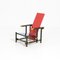 Red and Blue Chair by Gerrit Rietveld for Cassina, Image 1