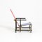 Red and Blue Chair by Gerrit Rietveld for Cassina, Image 2