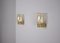 Vanity Sconces in Brushed Brass, Set of 2 1