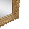 Neoclassical Empire Square Gold Hand Carved Wooden Mirror, Spain, 1970 6