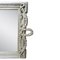 Neoclassical Regency Rectangular Silver Hand Carved Wooden Mirror, Spain, 1970 4