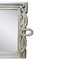 Neoclassical Regency Rectangular Silver Hand Carved Wooden Mirror, Spain, 1970, Image 4