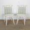 Vintage White Spile Chairs, Set of 2 2
