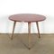 Bordeaux Red Round Salon Table 2